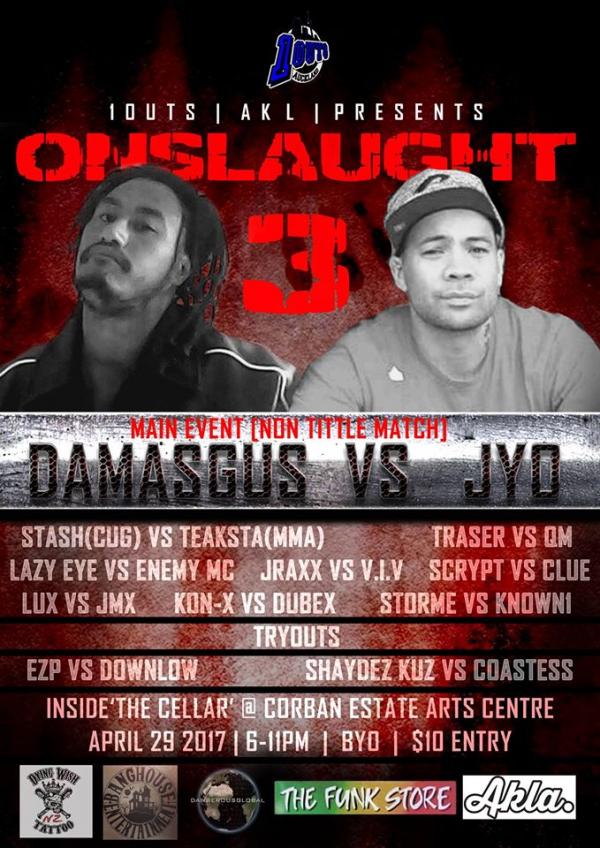 1Outs New Zealand - Onslaught 3