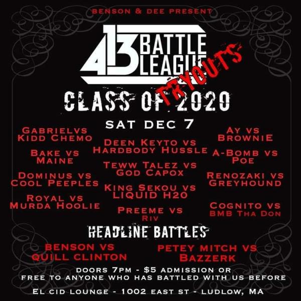 413 Battle League Tryouts - 413 Battle League Tryous (December 7 2019)