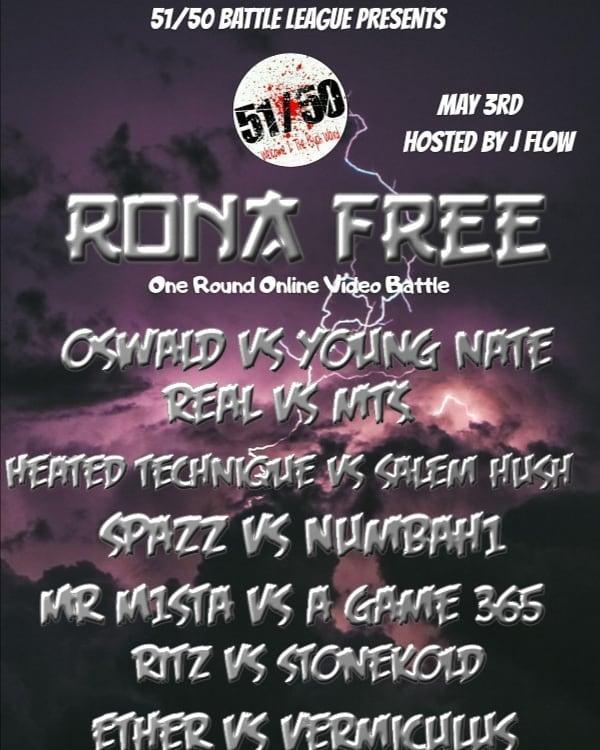 51-50 Battle League New Zealand - Rona Free