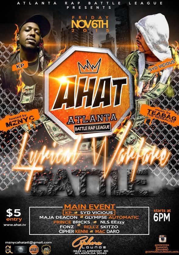 Atlanta Battle Rap - Lyrical Warfare (AHAT Atlanta)