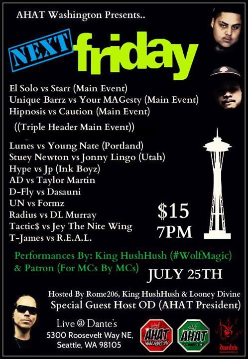 AHAT Washington - Next Friday