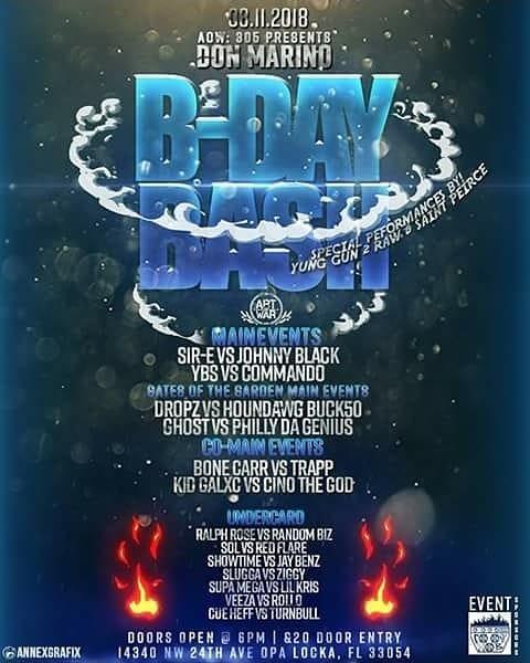 Art of War 305 - Don Marino B-Day Bash