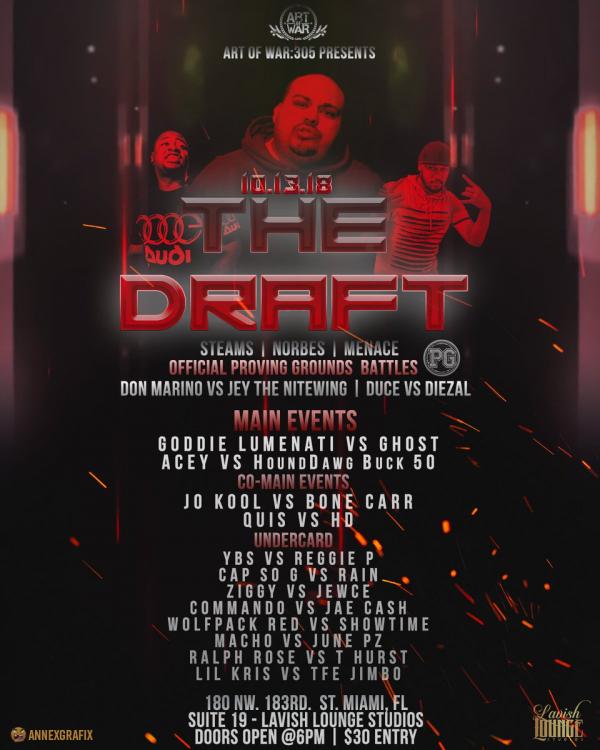 Art of War 305 - The Draft (October 13 2018)
