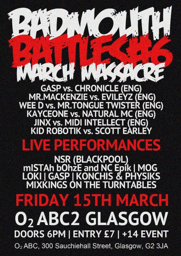 Badmouth Battles - Badmouth Battles 6 - March Massacre