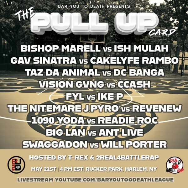 Bar You To Death Battle League - The Pull Up Card