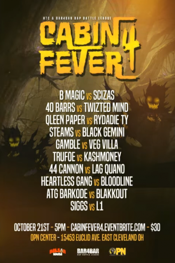 Bar4Bar Rap Battle League - Cabin Fever 4