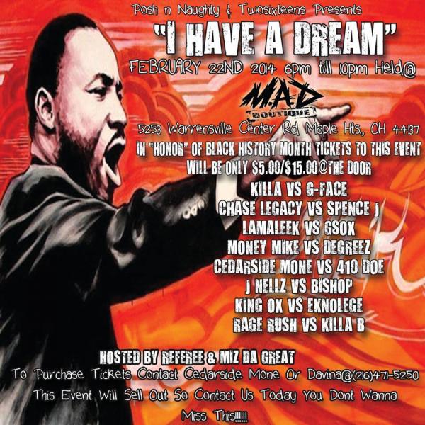Bar4Bar Rap Battle League - I Have A Dream