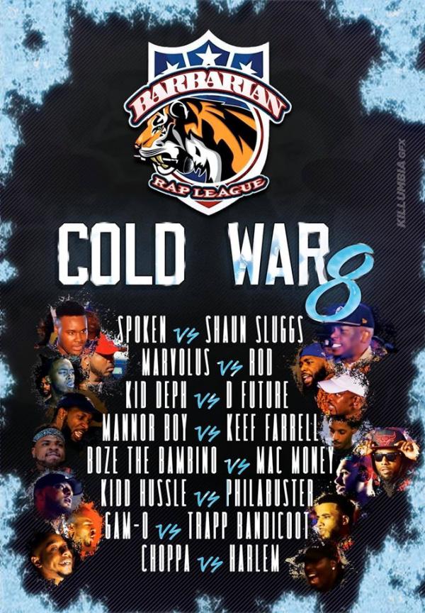 Barbarian Rap League - Cold War 8