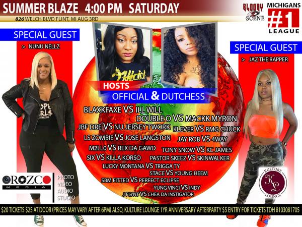 Bloody Scene Battle League - Summer Blaze (August 3 2019)
