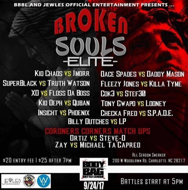 Body Bag Battle League - Broken Souls Elite