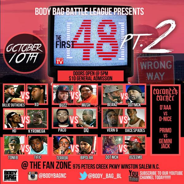 Body Bag Battle League - The First 48 - Pt. 2