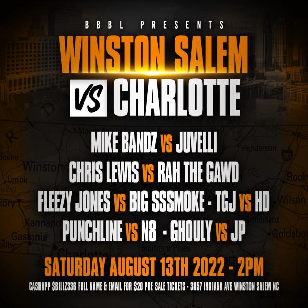 Body Bag Battle League - Winston Salem vs. Charlotte