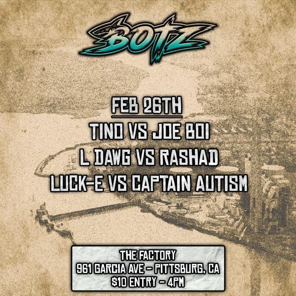 BOTZ Battles - BOTZ Battles (February 26 2022)
