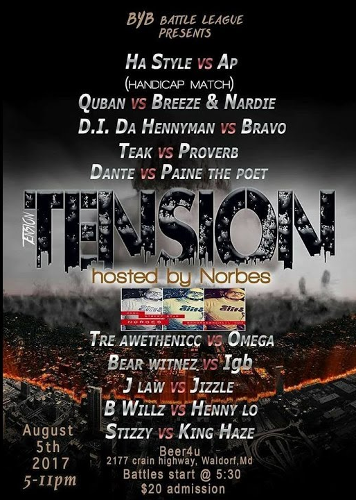 Bring Ya Barz Battle League - Tension (Bring Ya Barz Battle League)