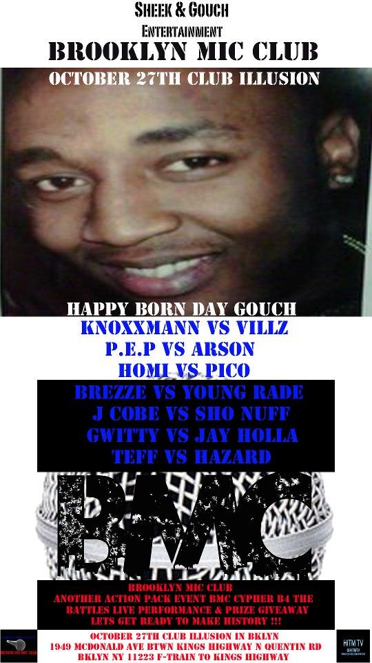 Brooklyn Mic Club - Happy Born Day Gouch