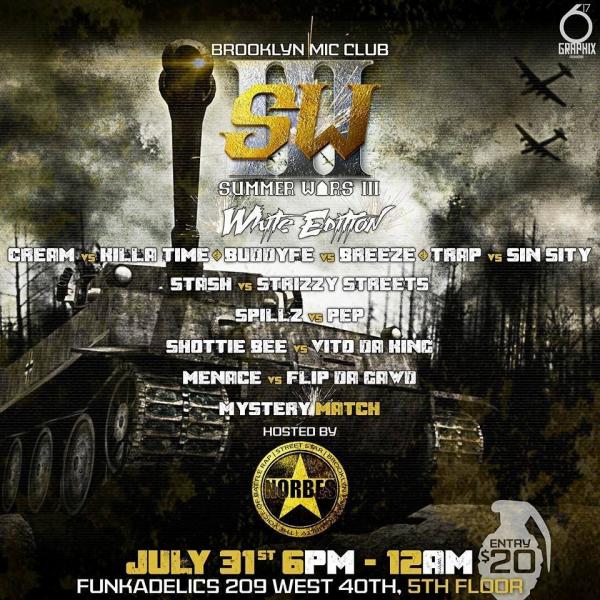 Brooklyn Mic Club - Summer Wars 3