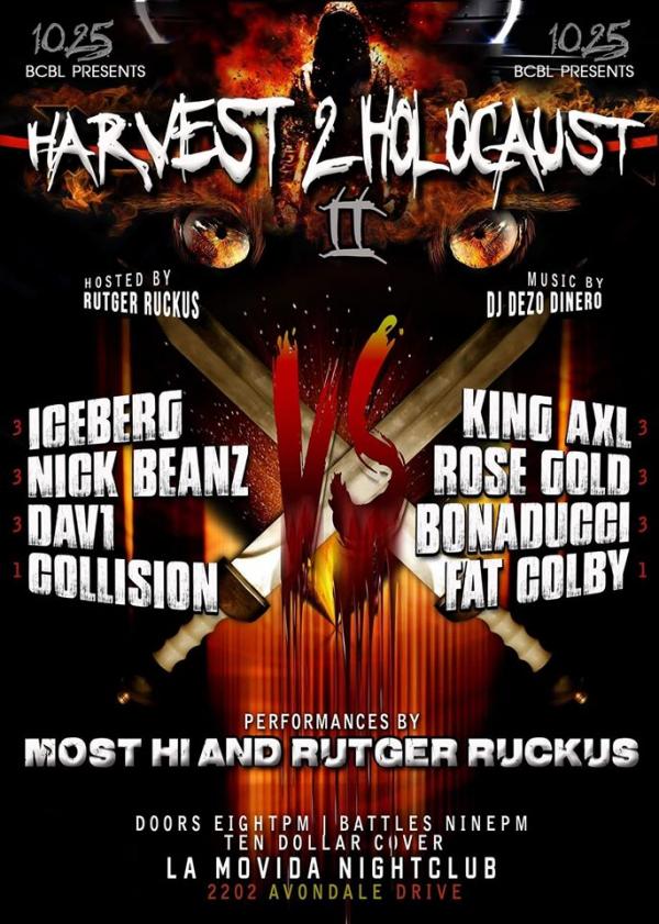 Bull City Battle League - Harvest 2 Holocaust II