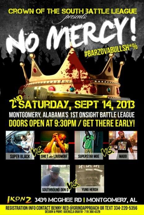 Crown of tha South Battle League - No Mercy!