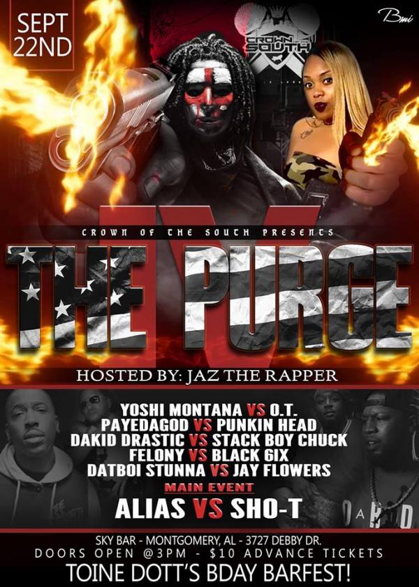 Crown of tha South Battle League - The Purge IV