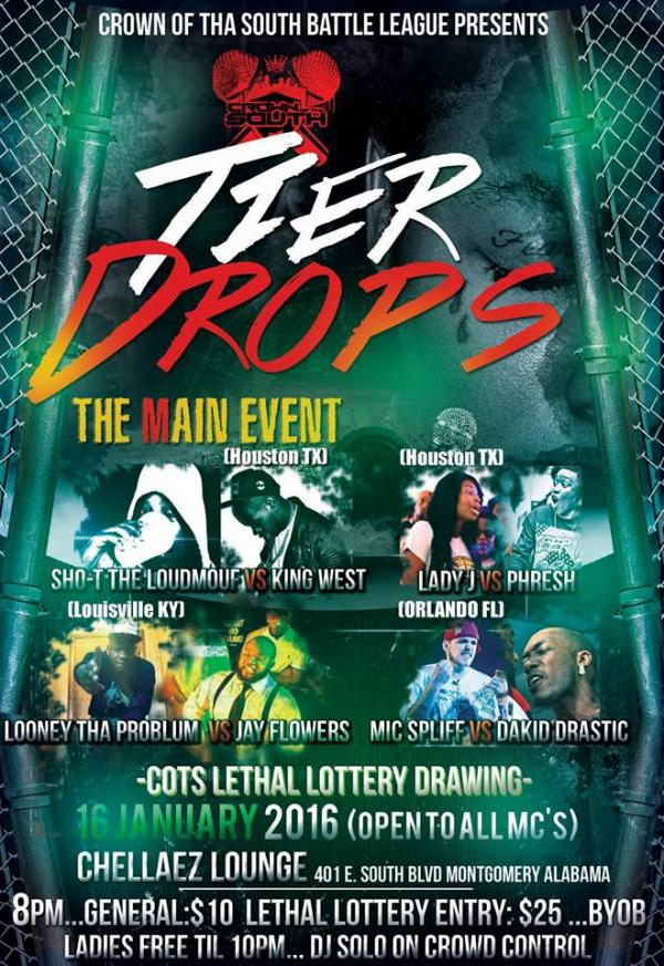Crown of tha South Battle League - Tier Drops
