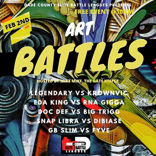 Dade County Elite Battle League - Art Battles