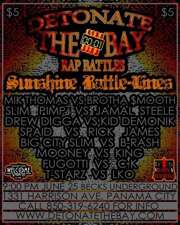 Detonate The Bay - Sunshine Battle-Lines
