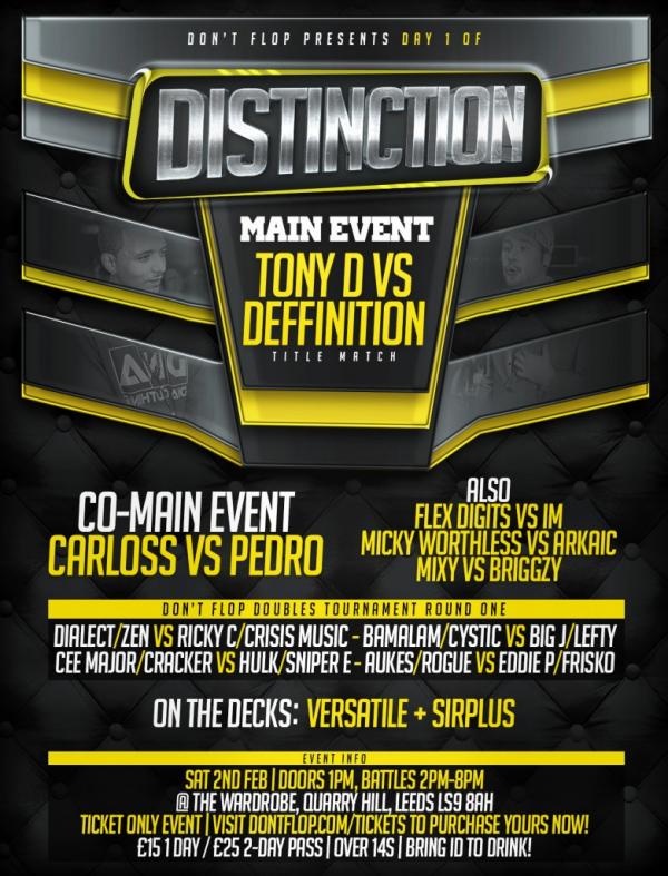 Don't Flop Entertainment - Distinction