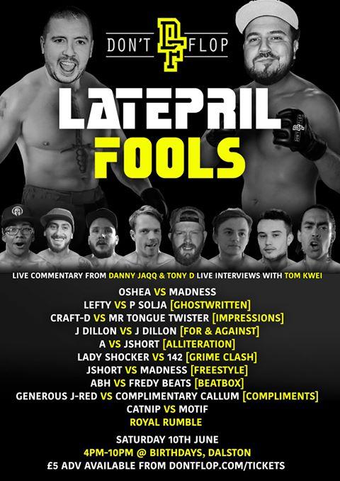 Don't Flop Entertainment - Latepril Fools
