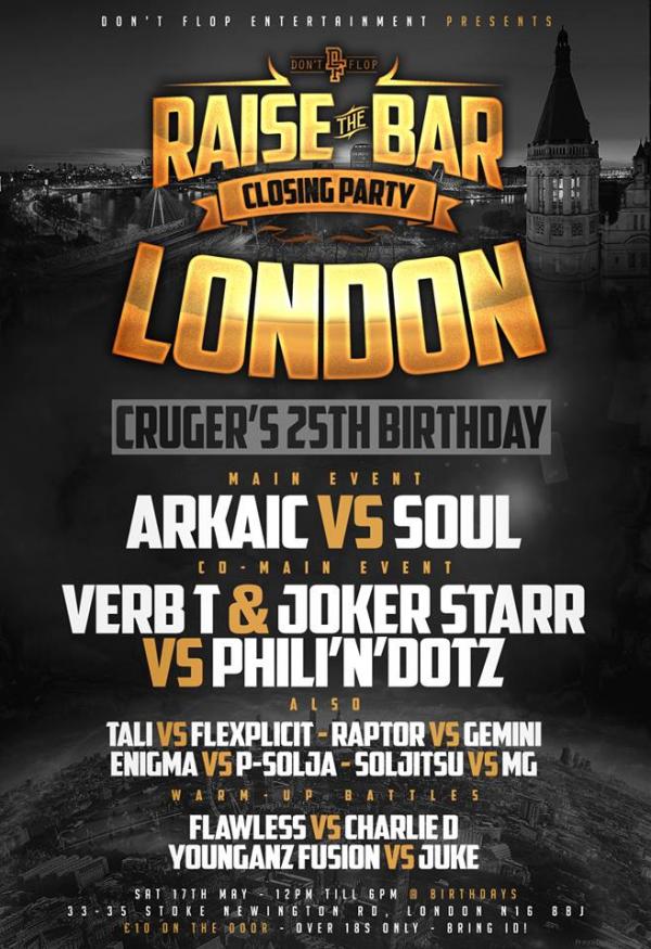 Don't Flop Entertainment - Raise the Bar Tour - London - Closing Party