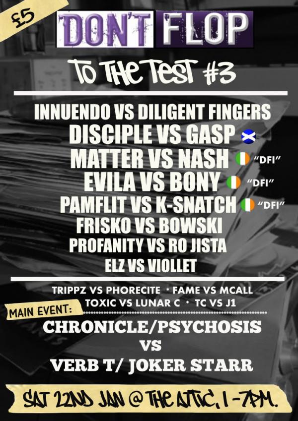 Don't Flop Entertainment - To The Test 3