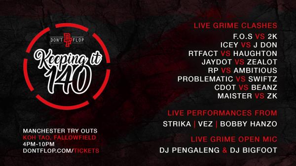Don't Flop: Keeping it 140 - Keeping it 140: Manchester