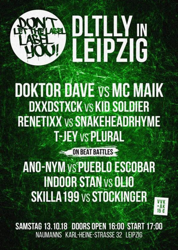 DLTLLY: Don't Let The Label Label You - DLTLLY in Leipzig 2018