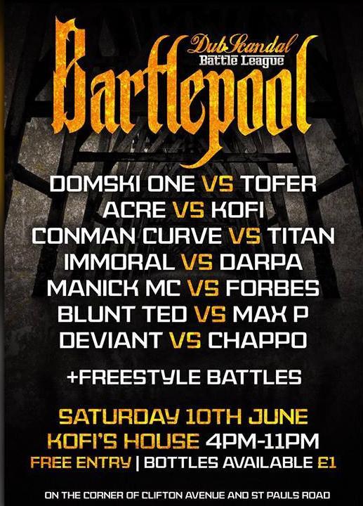 DubScandal Battle League - Bartlepool