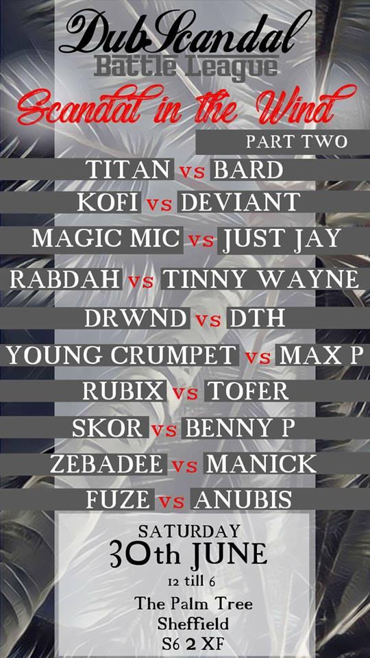 DubScandal Battle League - Scandal in the Wind: Part Two