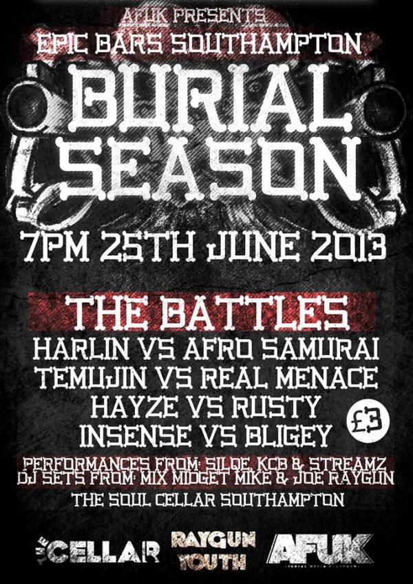 Epic Bars - Burial Season