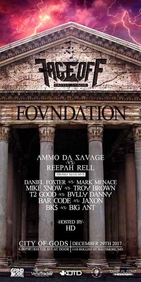 Face Off Battle League - Foundation (December 29 2017)