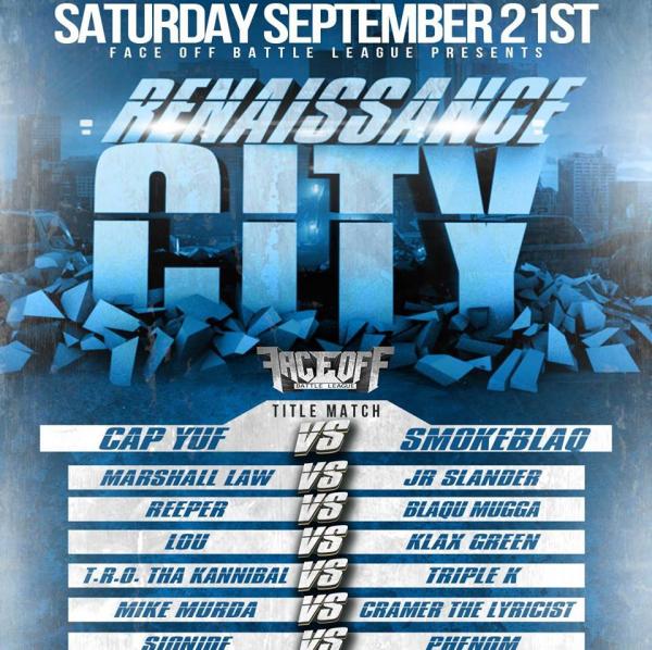 Face Off Battle League - Renaissance City III