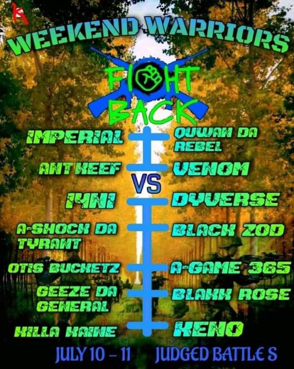 Fight Back Battle League - Weekend Warriors
