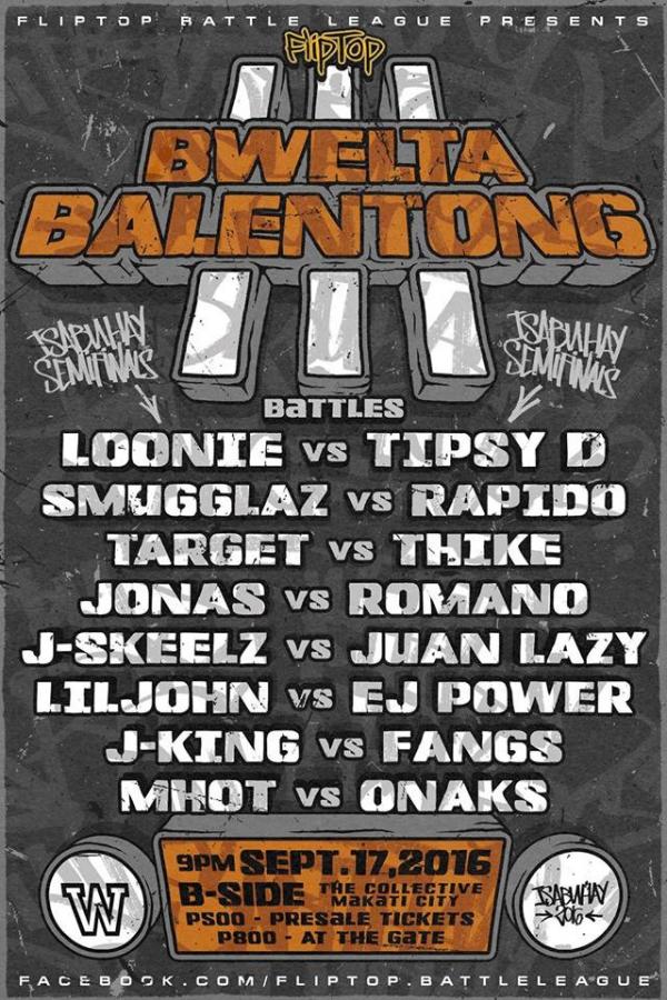 FlipTop - Bwelta Baltentong 3