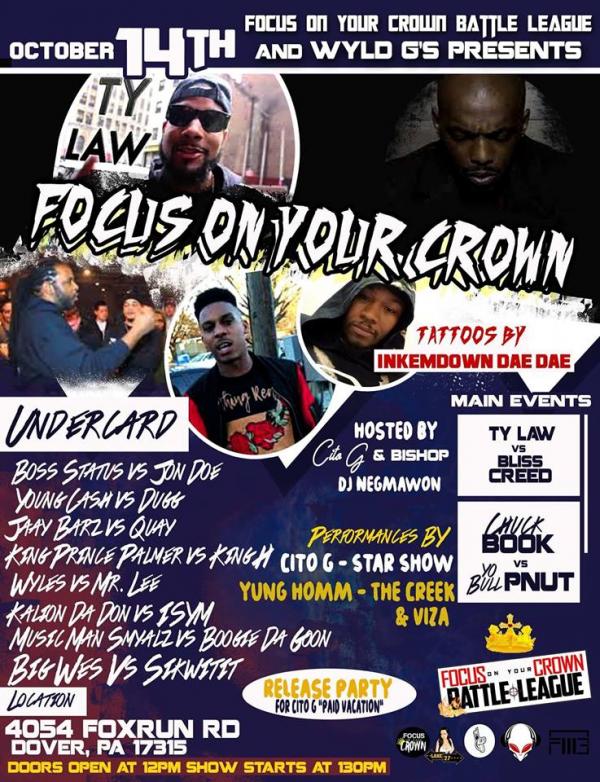Fuck Your Feelings Battle League - Focus On Your Crown Vol. 1