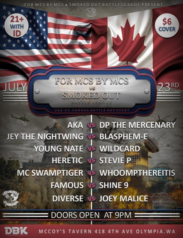 For MCs By MCs - For MCs By MCs vs. Smoked Out Battle League