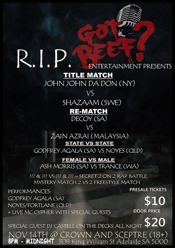 Got Beef? - R.I.P.