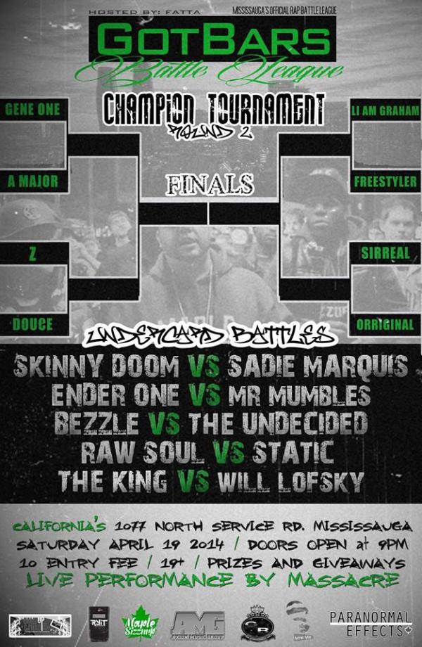 GotBars Battle League - Got Bars Battle League Vol 5 - Champion Tournament Round 2
