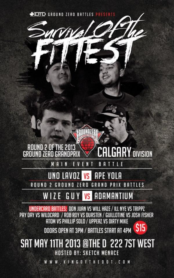 Ground Zero Battles - Survival of the Fittest - Calgary