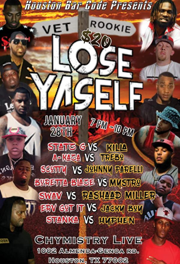 Houston Bar Code - Lose Yaself