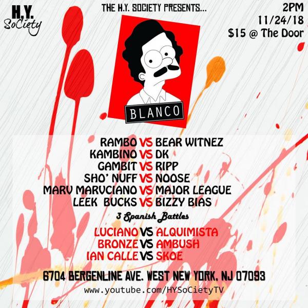 H.Y. SoCiety Battle League - Blanco