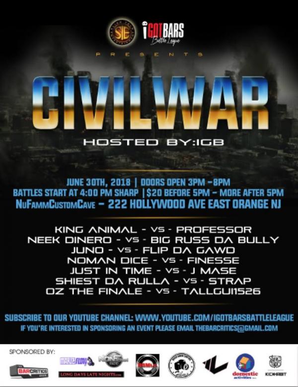 iGotBars Battle League - Civil War (iGotBars Battle League)