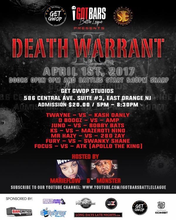 iGotBars Battle League - Death Warrant II