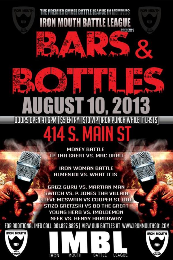 Iron Mouth Battle League - Bars and Bottles