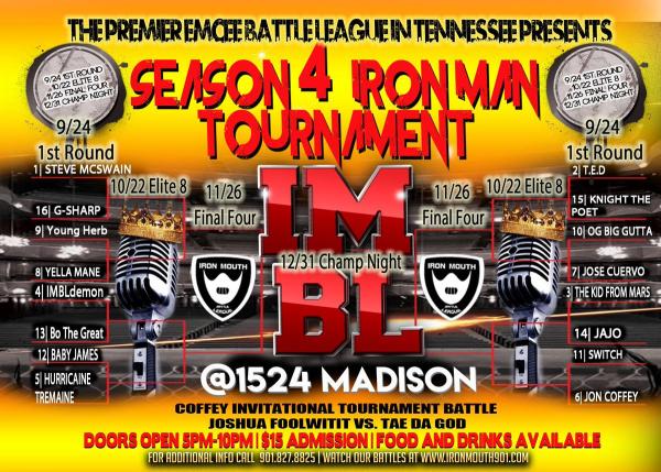 Iron Mouth Battle League - Season 4 Iron Man Tournament - Opening Round